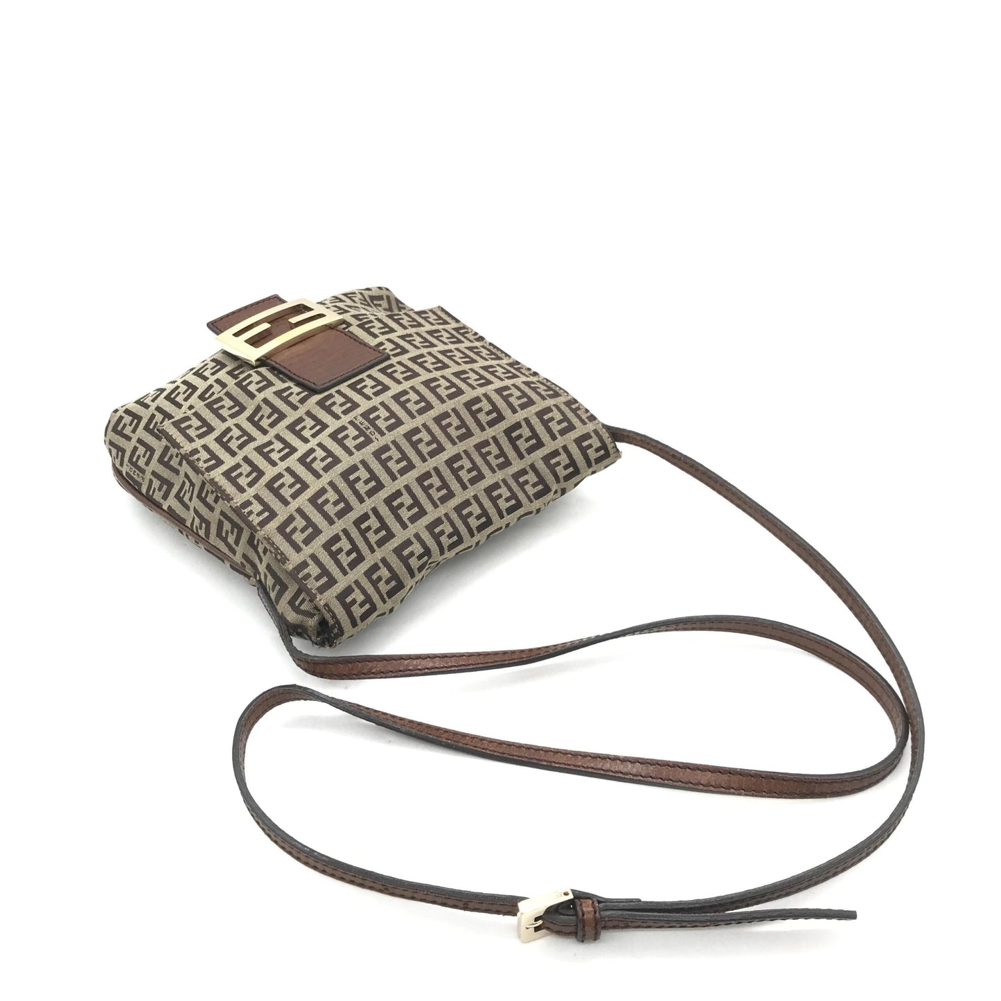 Fendi Zucchino Pattern Crossbody Bag