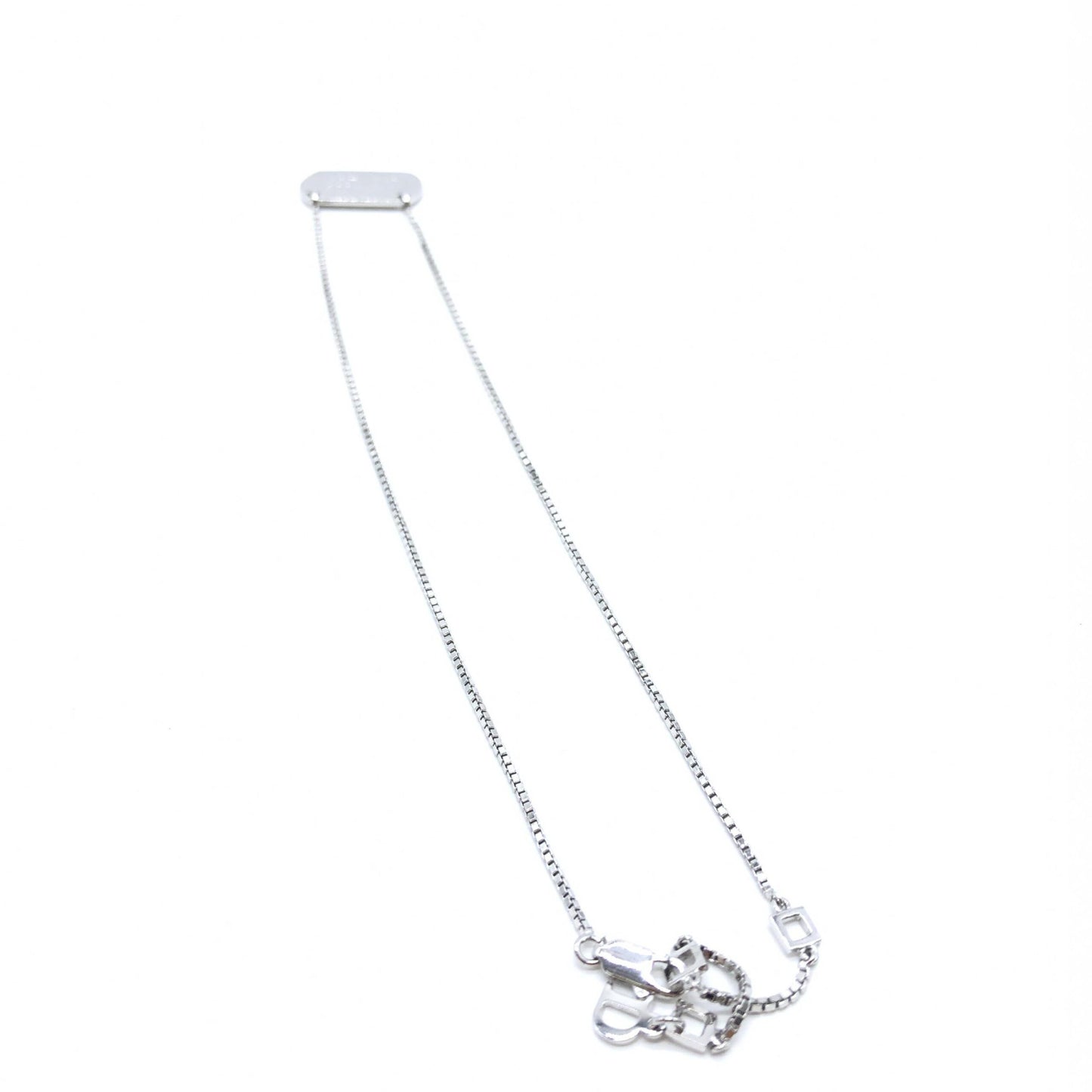 Christian Dior Dior 925 Sterling Silver Antique Art Deco Howard & Co. "Port" Necklace