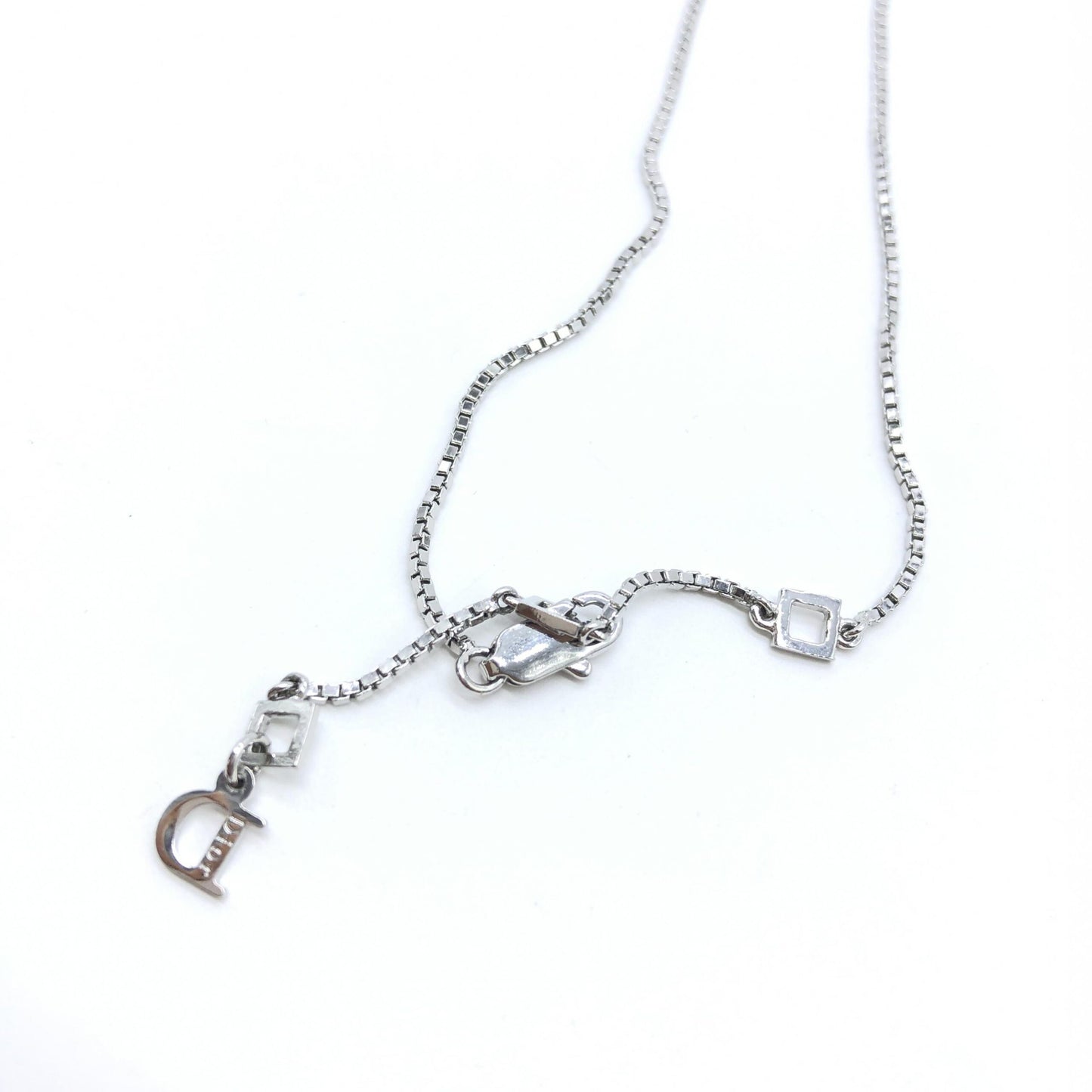 Christian Dior Dior 925 Sterling Silver Antique Art Deco Howard & Co. "Port" Necklace