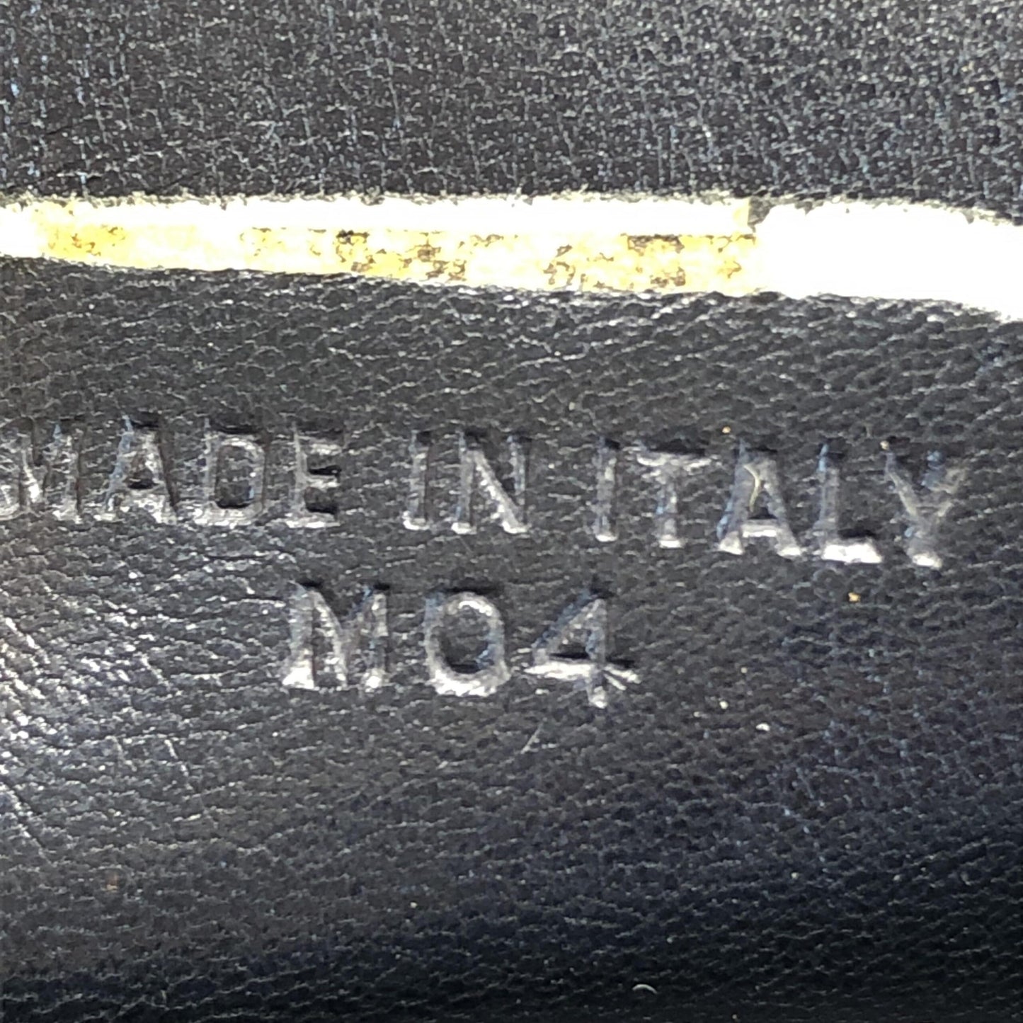 Celine CELINE Shoulder Bag Carriage Hardware Gold Leather Black