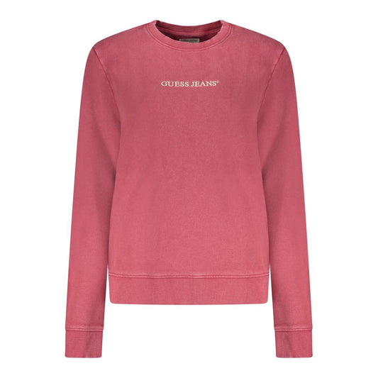 Guess Jeans Red Cotton Women Sweatshirt
