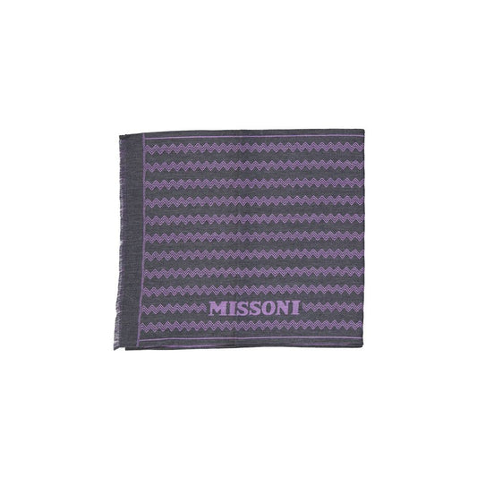 Missoni Gray Wool Scarf