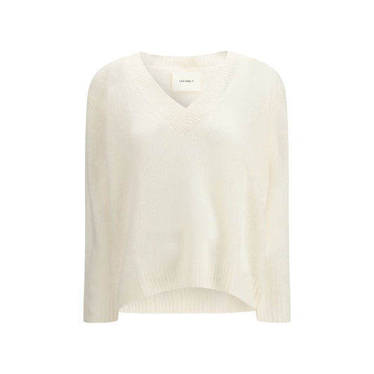 Lisa Yang White Cashmere Sweatshirt
