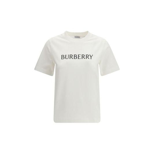 Burberry White Cotton T-Shirt