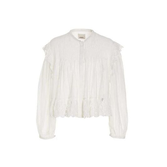 Isabel Marant White Viscose Top