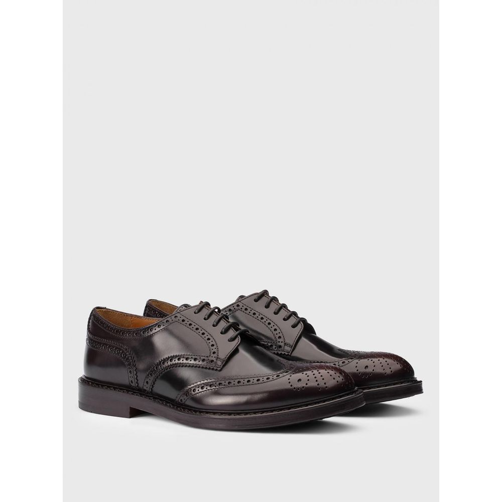 Doucal's Brown Leather Oxfords And Derbies