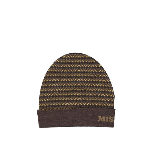 Missoni Brown Wool Beanie