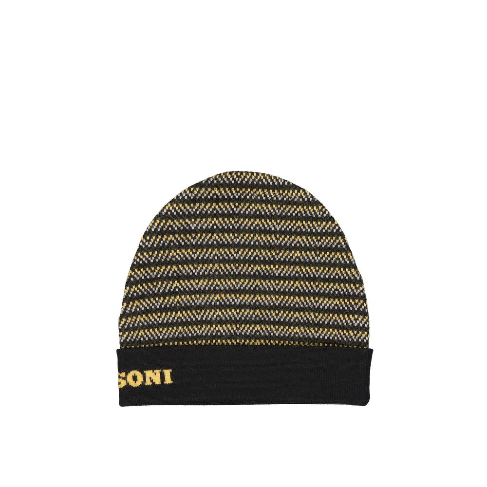 Missoni Black Wool Beanie