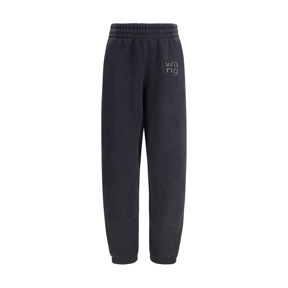 Alexander Wang Black Cotton Joggers (Workout Pants)