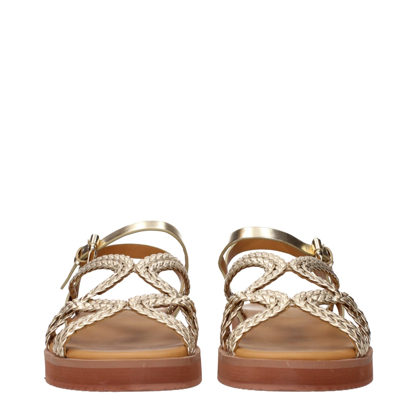 See By Chloé Gold Polyethylene Sandals