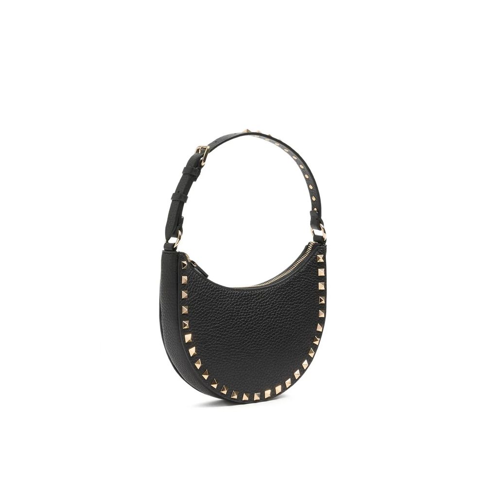 Valentino Garavani Black Calfskin Shoulder Bag