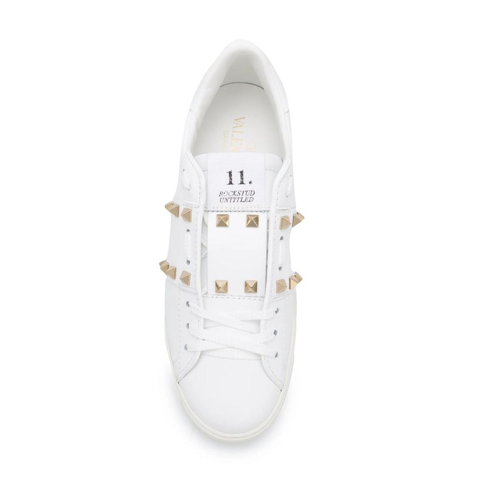 Valentino Garavani White Leather Sneakers
