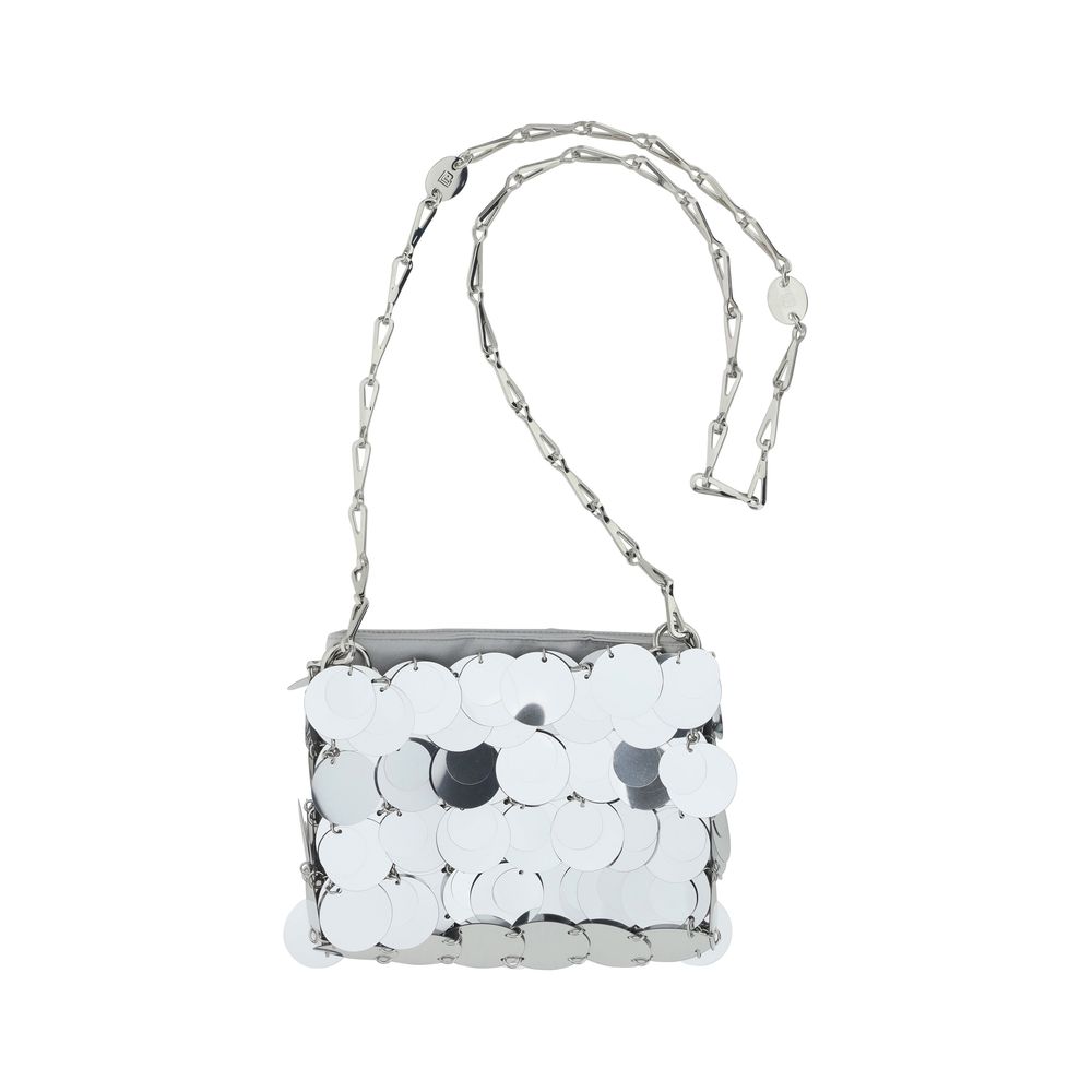 Rabanne Light Blue Polyurethane Shoulder Bag