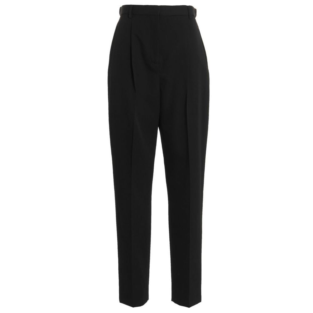 Tory Burch Black Polyester Casual Pants