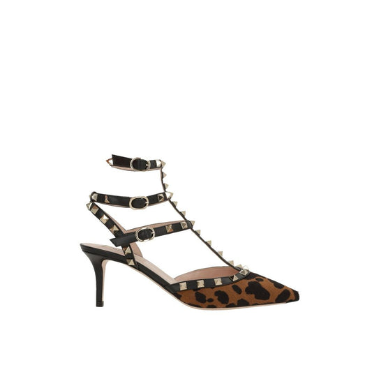 Valentino Garavani Black Calfskin High Heel Pumps