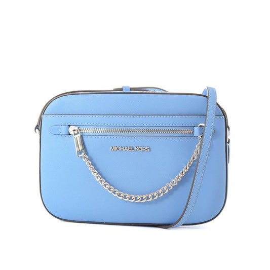 Michael Kors Blue Canvas Crossbody Bag