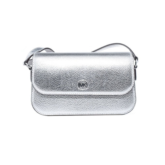 Michael Kors Gray Leather Shoulder Bag