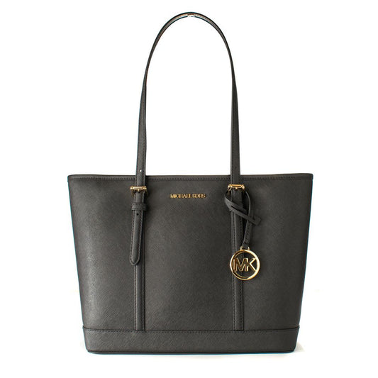 Michael Kors Black Canvas Tote Bag
