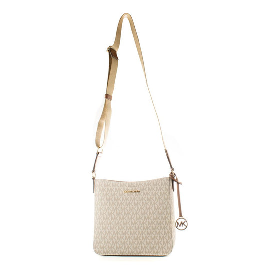 Michael Kors Beige Canvas Crossbody Bag