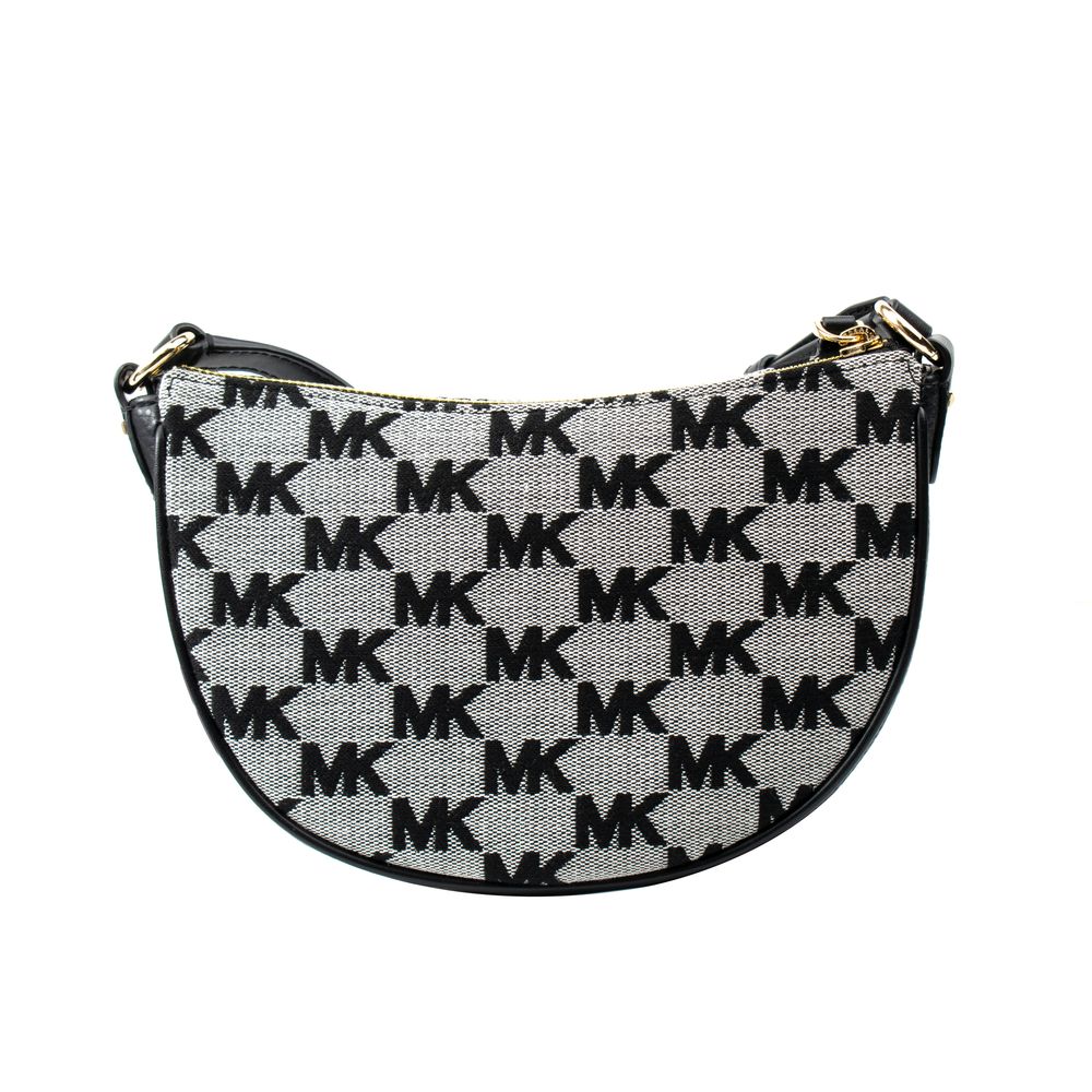 Michael Kors Black Canvas Crossbody Bag