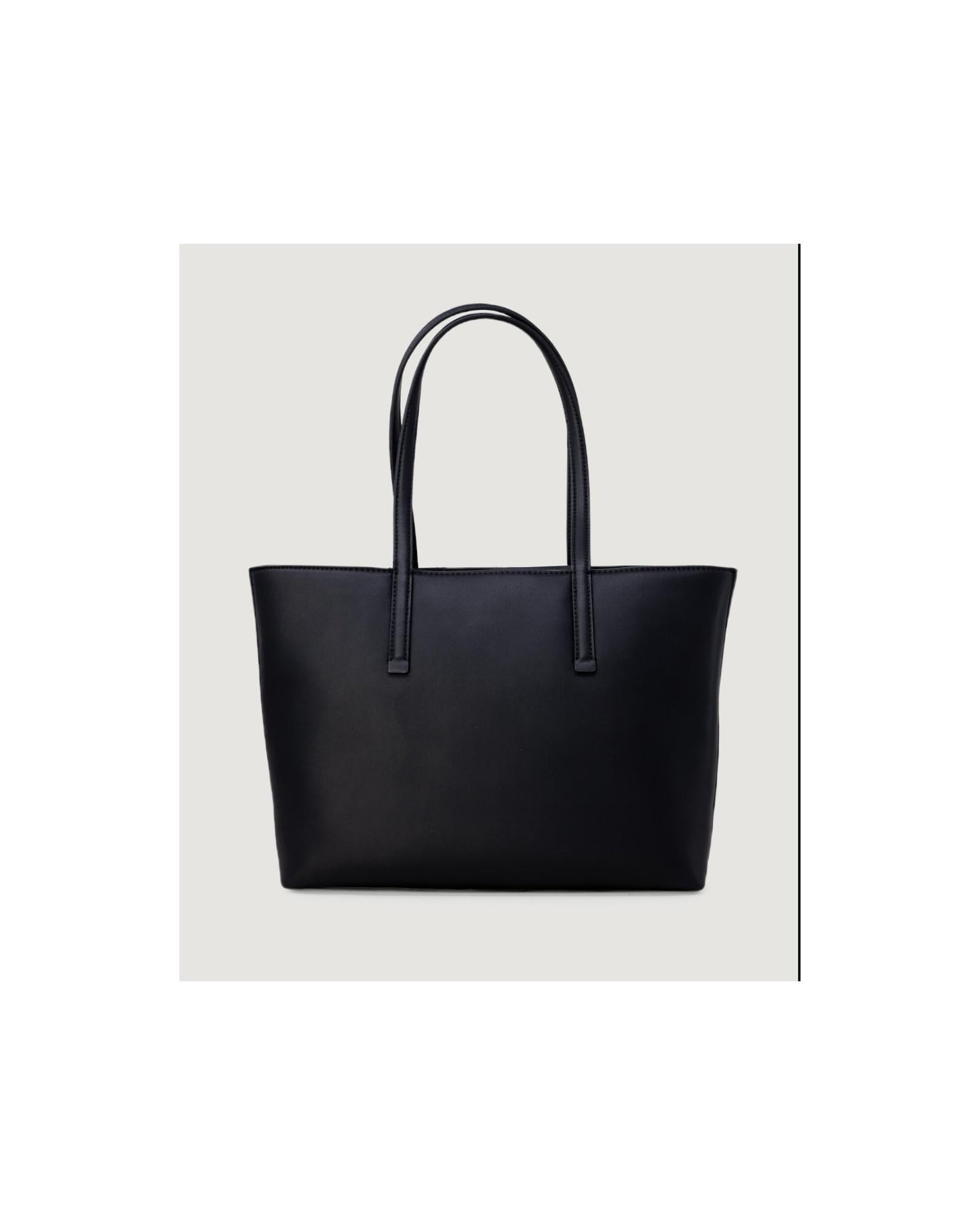 Calvin Klein Black Leather Tote Bag