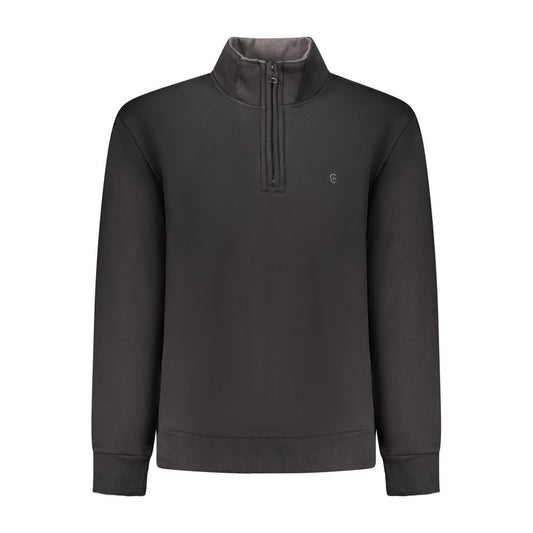 Coveri Moving Black Cotton Men Sweatshirt