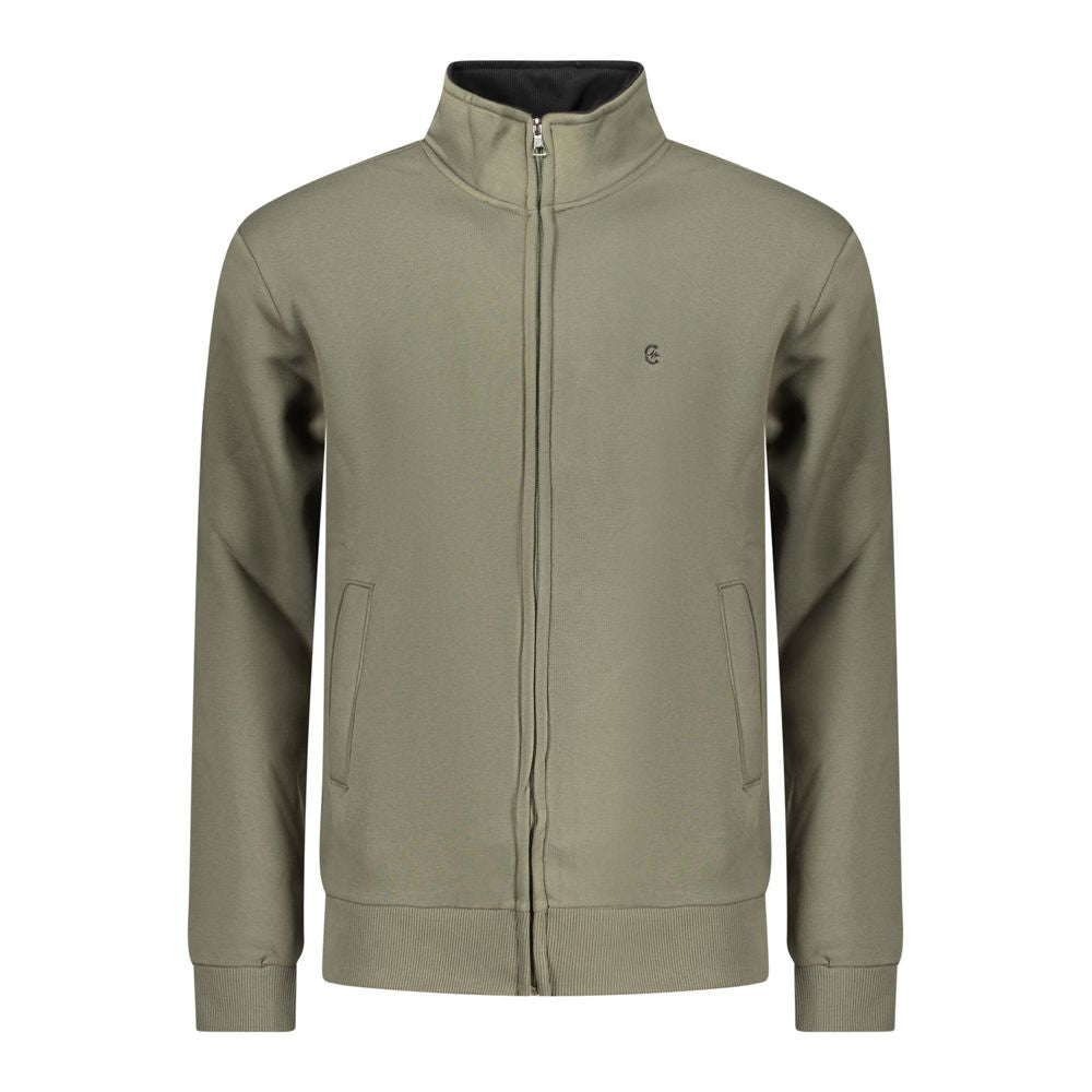 Coveri Moving Verde Cotton Men Sweatshirt