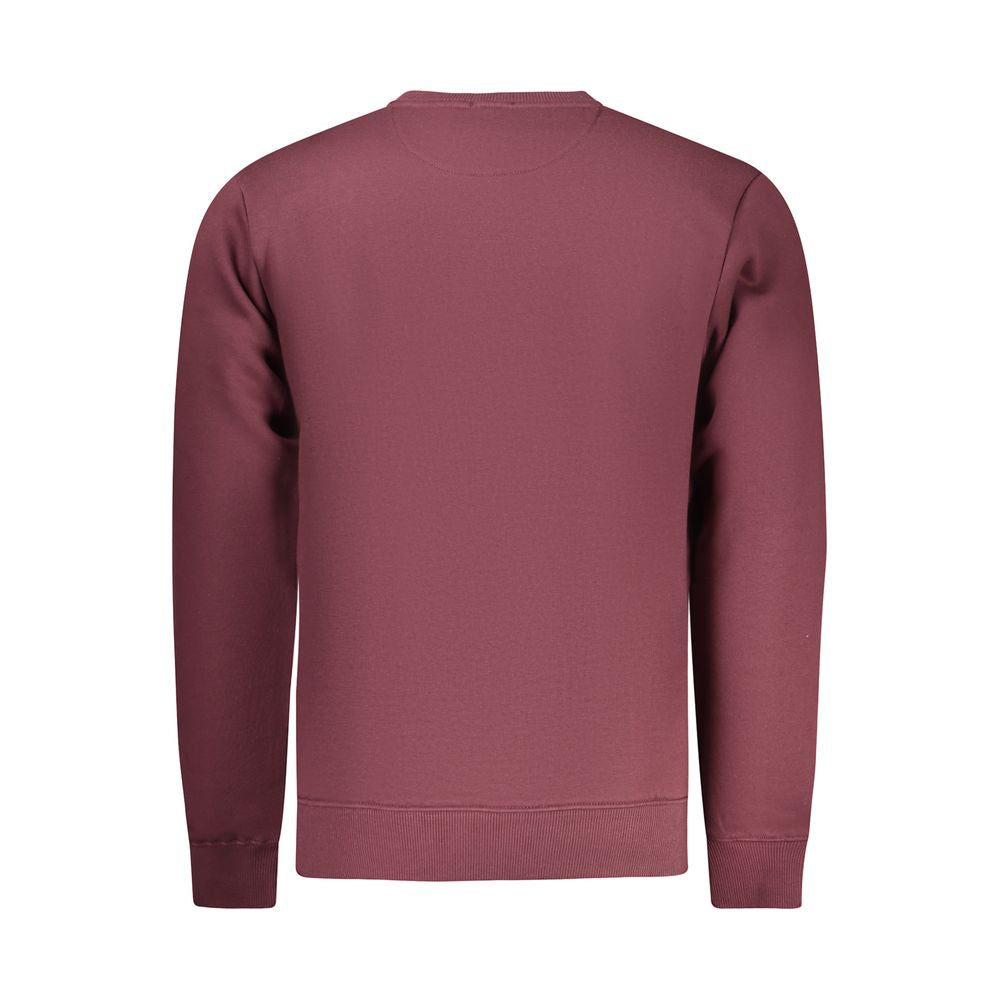Coveri Moving Rosso Cotton Men Sweatshirt
