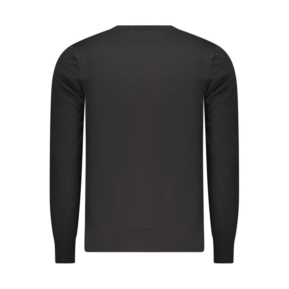 Coveri Moving "Black Viscosa Mens Sweater"