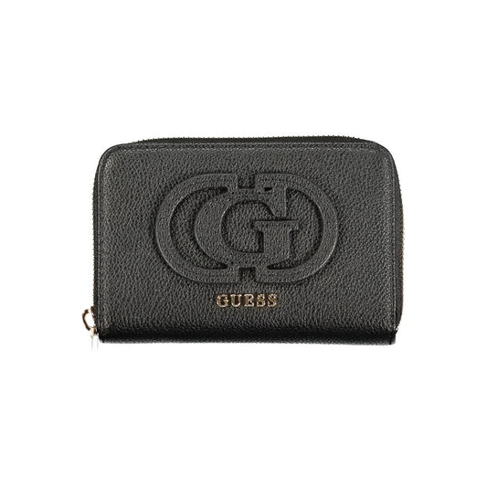 Guess Jeans Nero Poliuretano Women Wallet