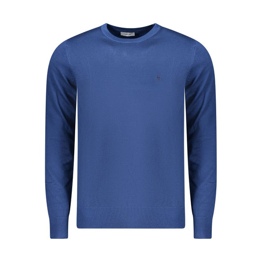 Coveri Moving Blue Viscose Men's Sweater