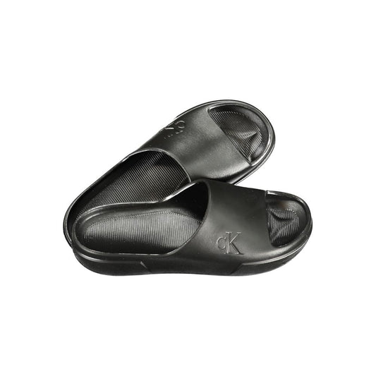 Calvin Klein Nero Polyurethane Mens Slipper
