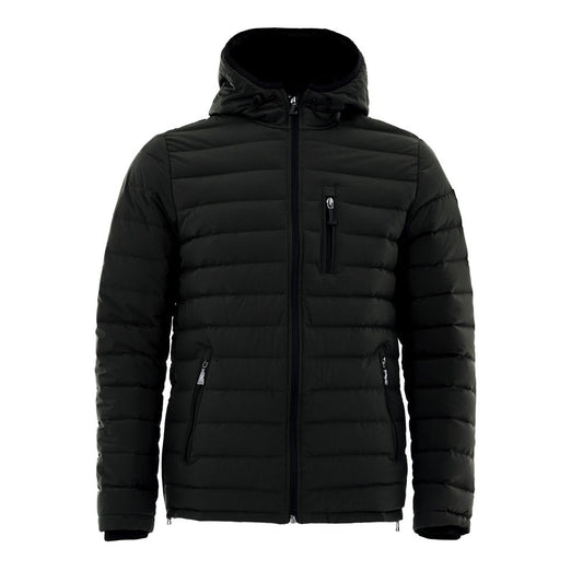 Moose Knuckles Black Cotton Coat