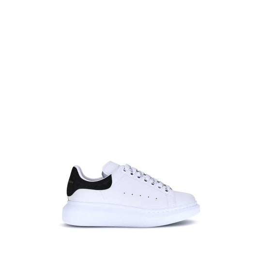 Alexander McQueen White Calf Leather Bos Taurus Platform Sneakers