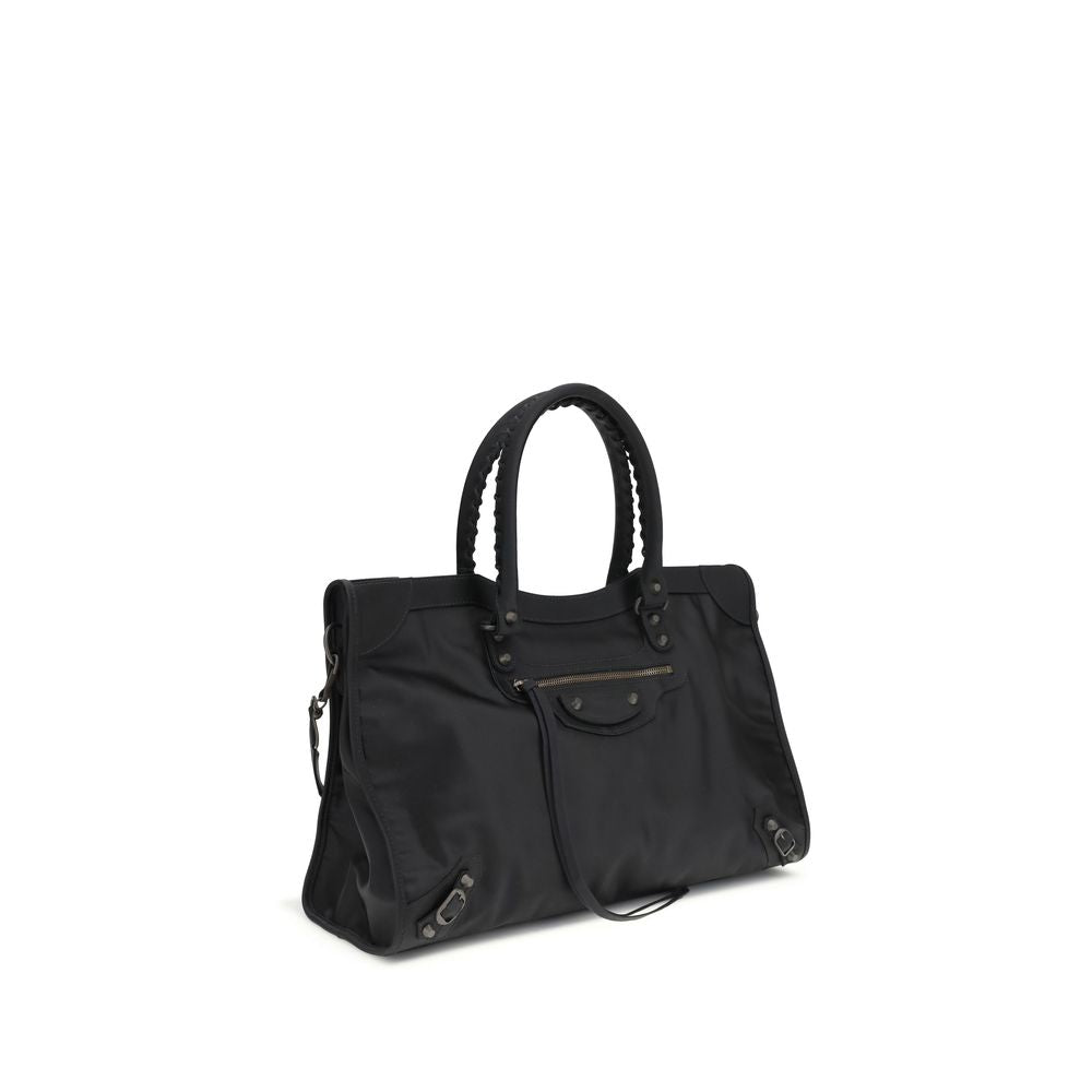 Balenciaga Black Polyamide Handbag