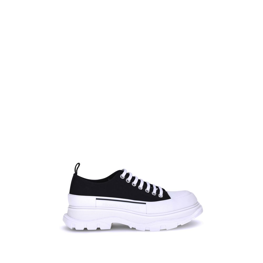 Alexander McQueen Black Rubber Chunky Sneakers
