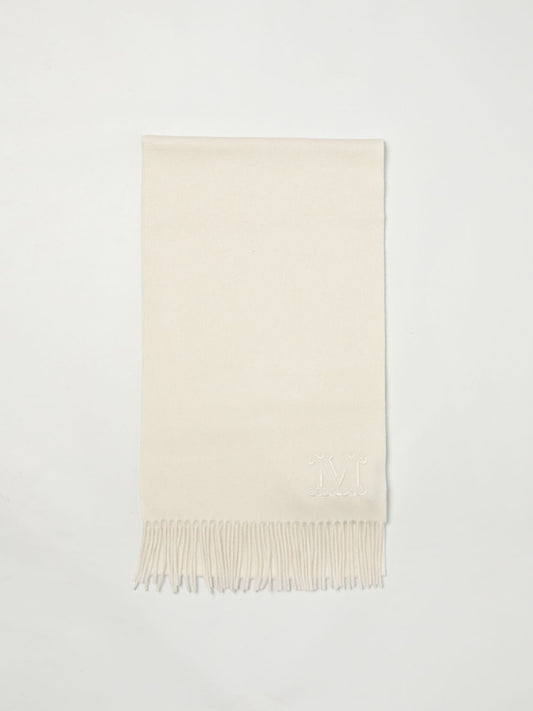 Max Mara White Cashmere Scarf