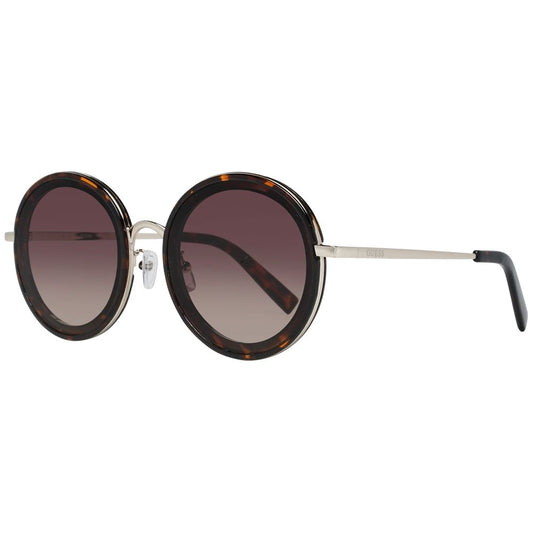Guess Brown Metal Sunglasses