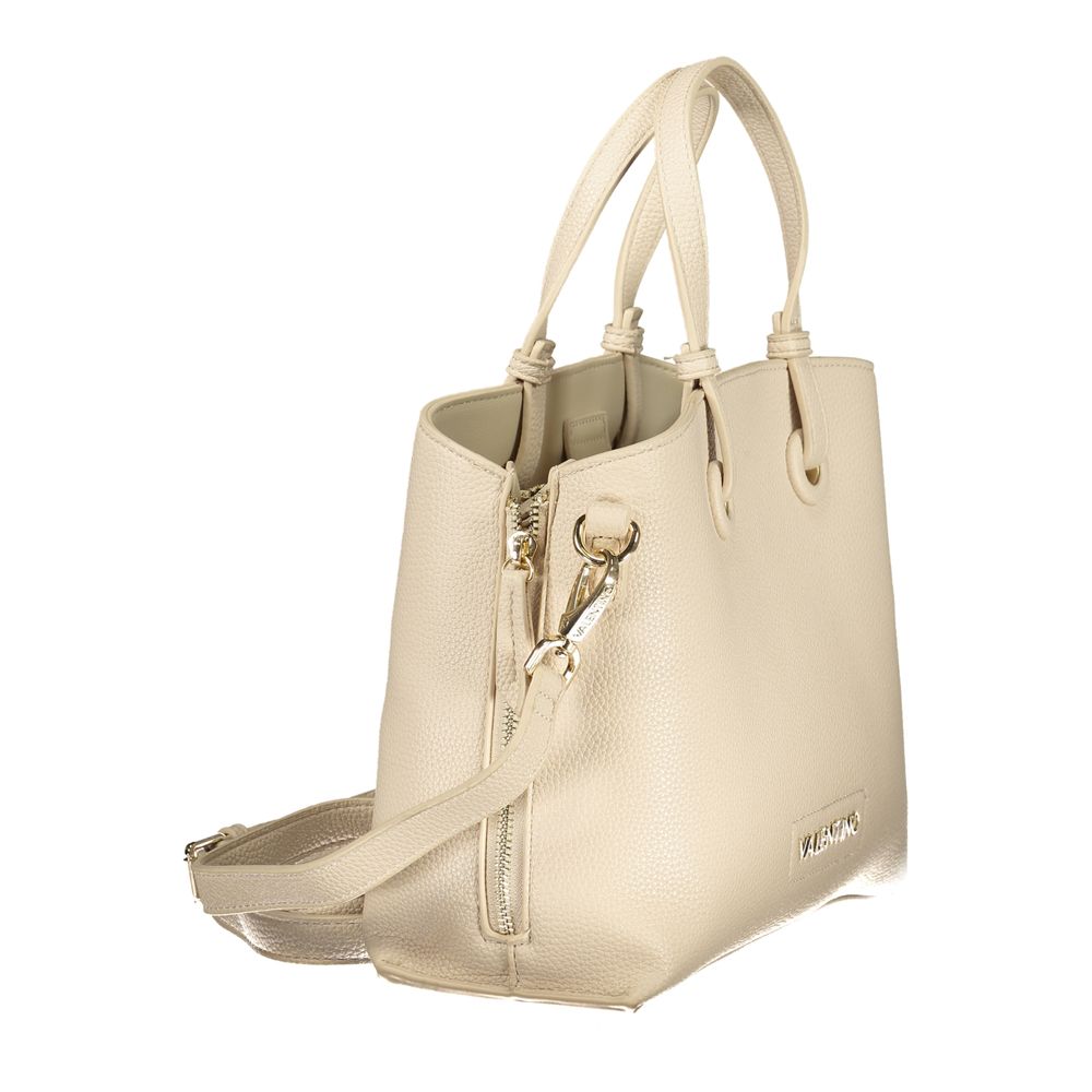Mario Valentino Beige Polyurethane Women Handbag
