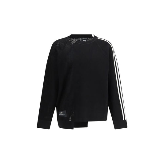Y-3 Black Viscose Sweatshirt