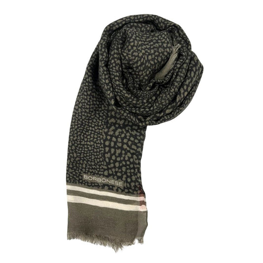 Borbonese Grey Modal Women Scarf