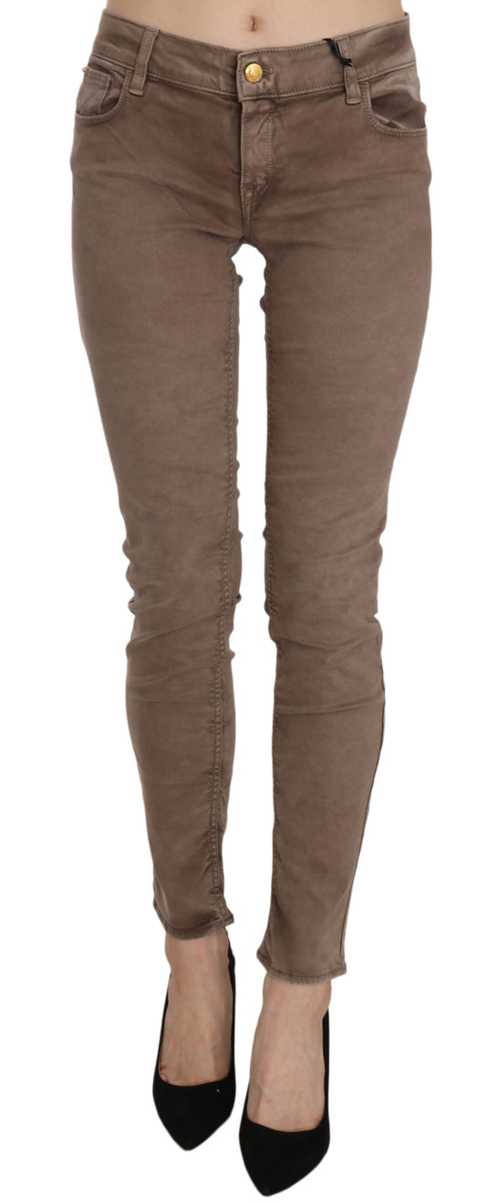 CYCLE Chic brown slim fit skinny jeans