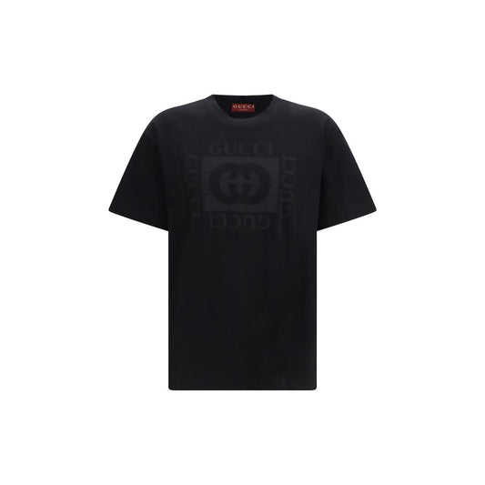 Gucci Black Cotton T-Shirt