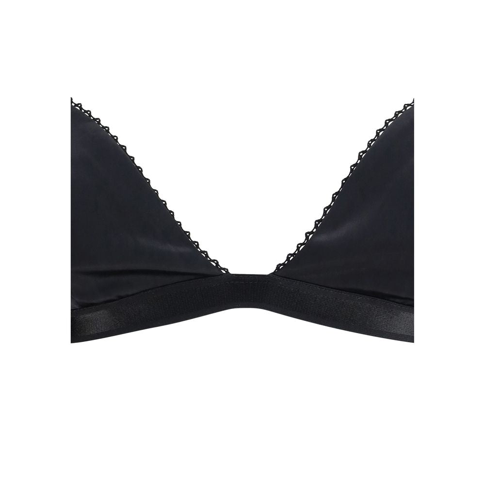 The Andamane Black Viscose Bra