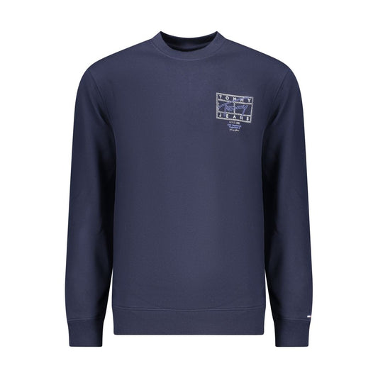 Tommy Hilfiger Blue Cotton Men Sweatshirt