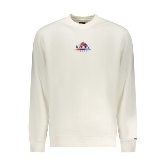 Tommy Hilfiger White Cotton Men's Sweatshirt