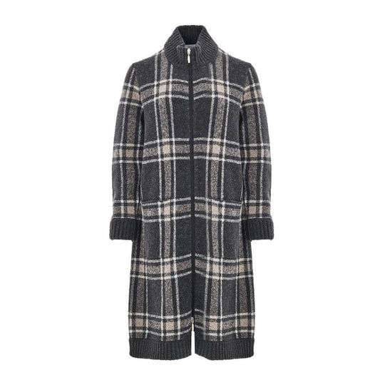 Gran Sasso Gray Wool Robe