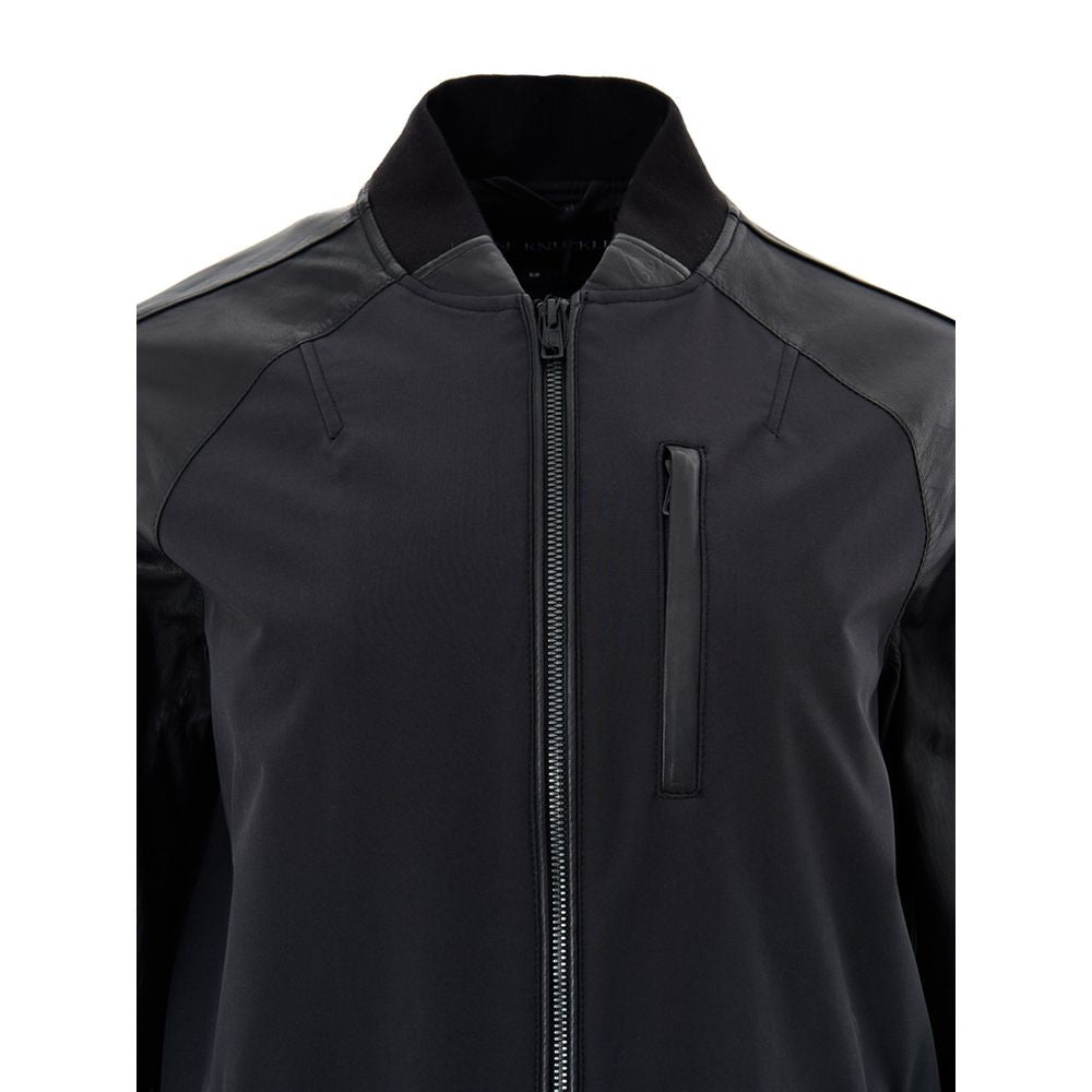 Moose Knuckles Black Cotton Parka