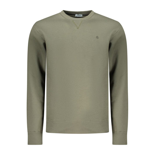 Coveri Moving Verde Cotton Men Sweatshirt