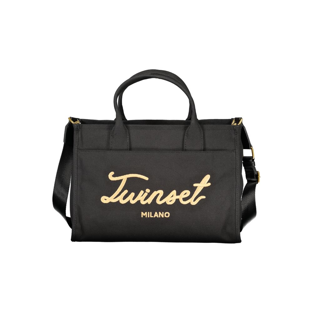Twinset Nero Cotton Women Tote